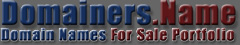 Domainers.Name - Premium Domains For Sale Portfolio & Domainer News